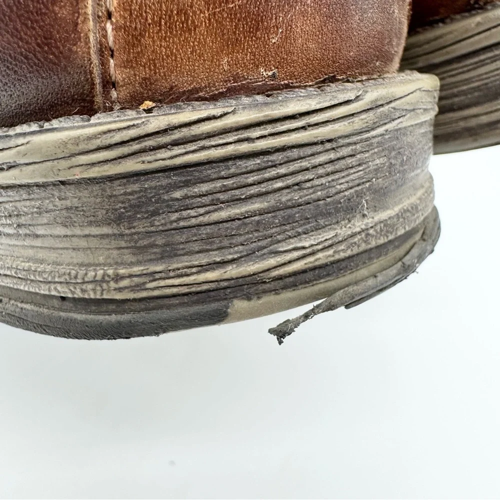 Bed Stu Men's Hoover Lace Up Chukka Boot Brown Distressed Size‎ 8.5 Minimalist